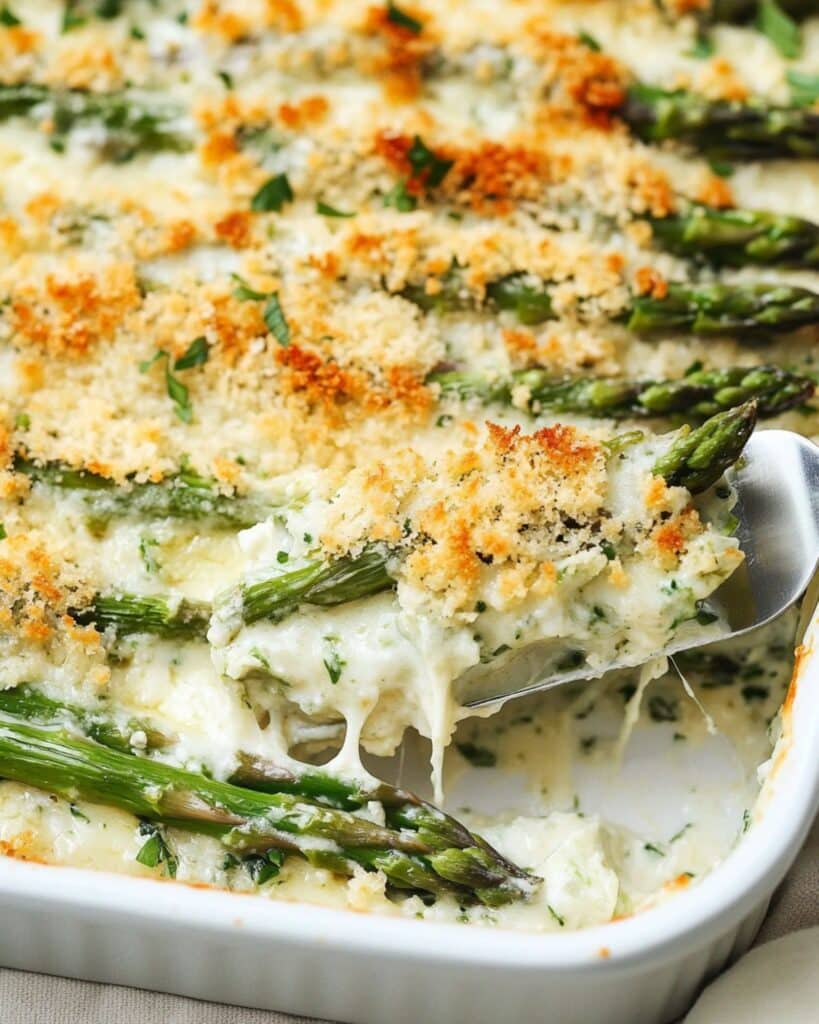 Cheesy Baked Asparagus