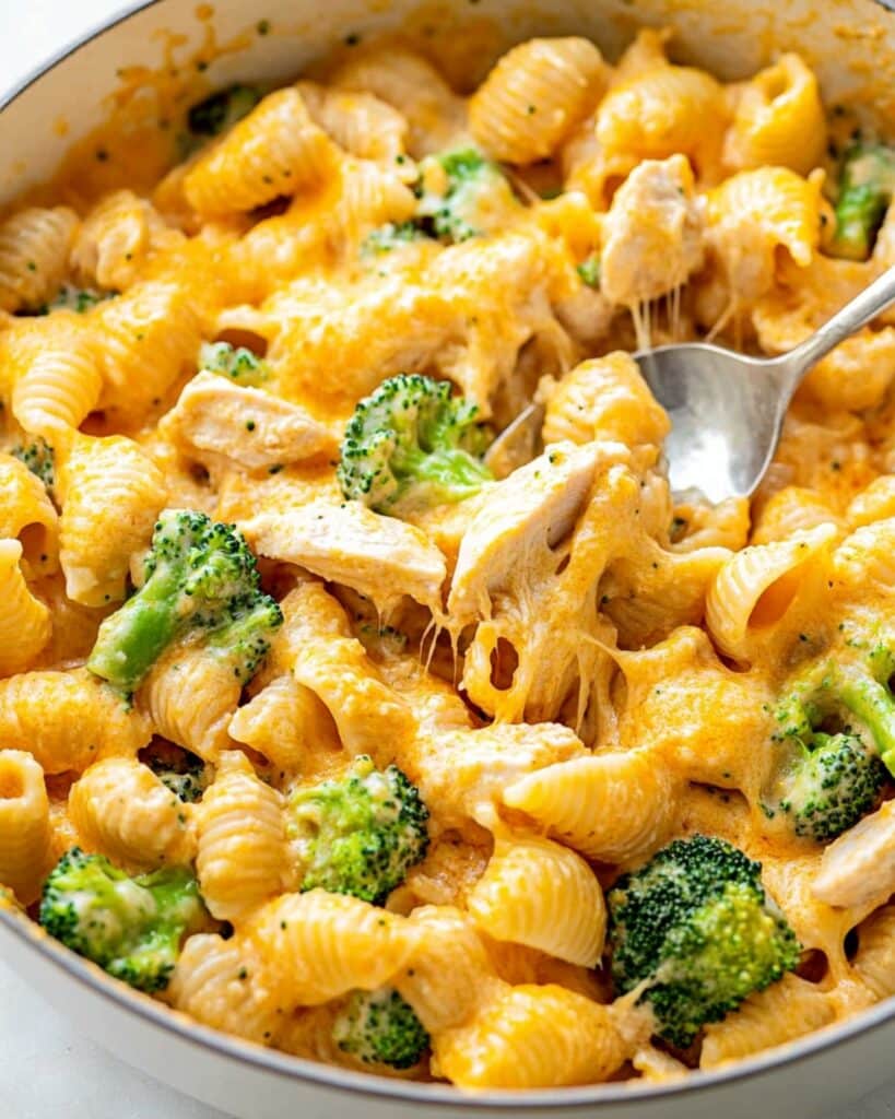 Cheesy Chicken Broccoli Pasta Recipe