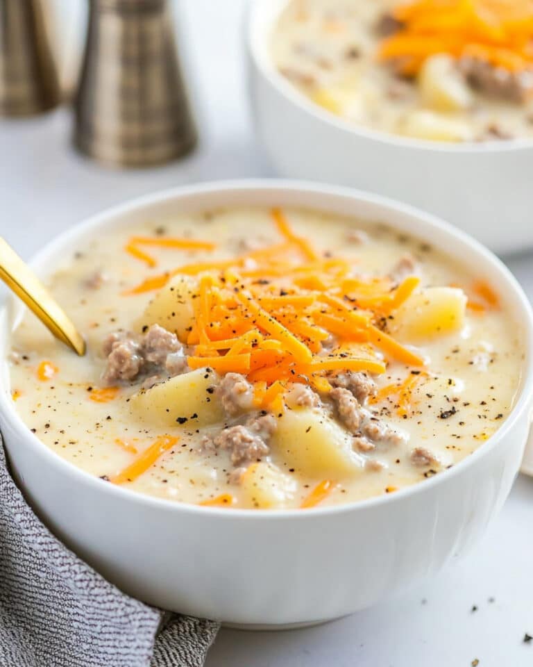 Cheeseburger Soup Recipe