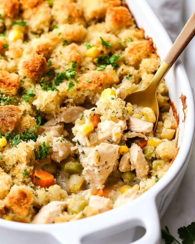 Chicken and Stuffing Casserole Recipe