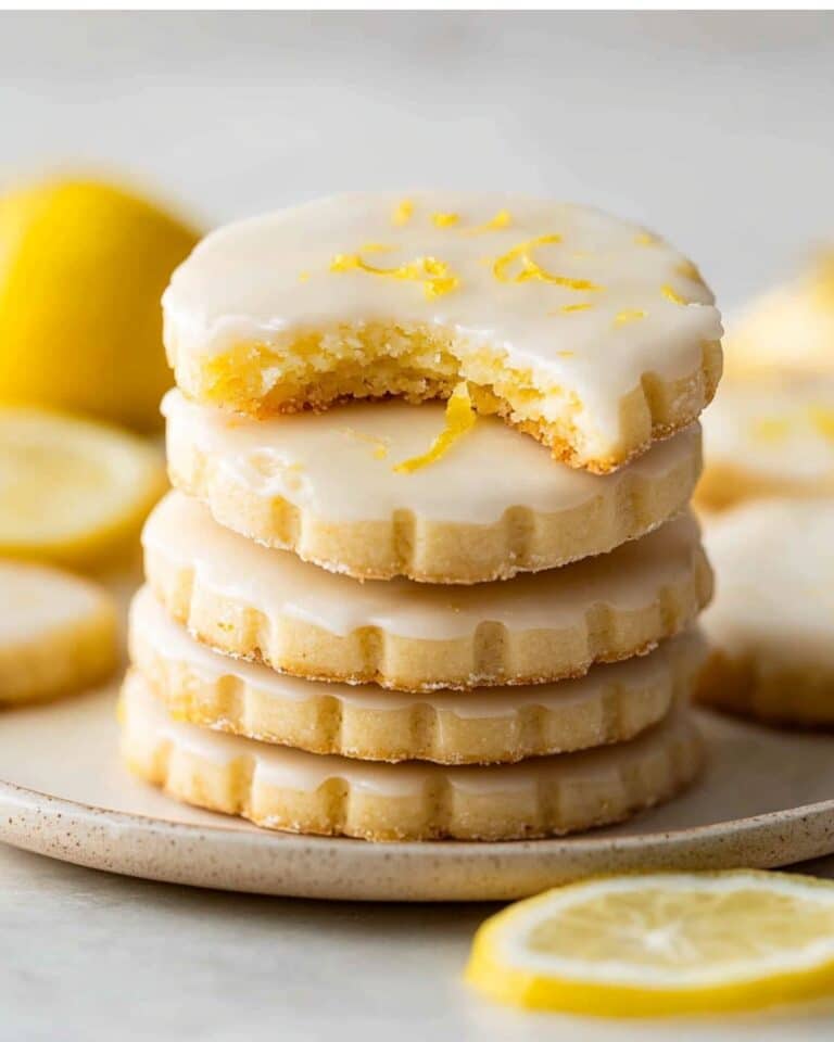 Lemon Shortbread Cookies Recipe