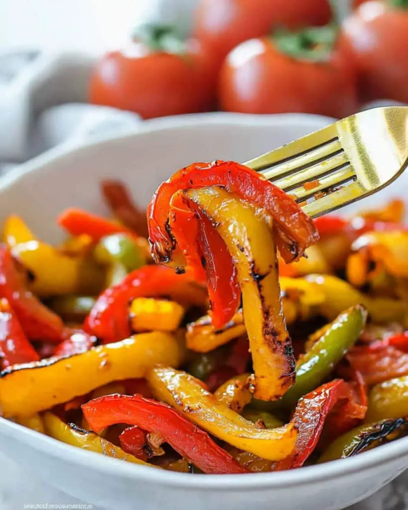 Easy Oven Roasted Bell Peppers Recipe