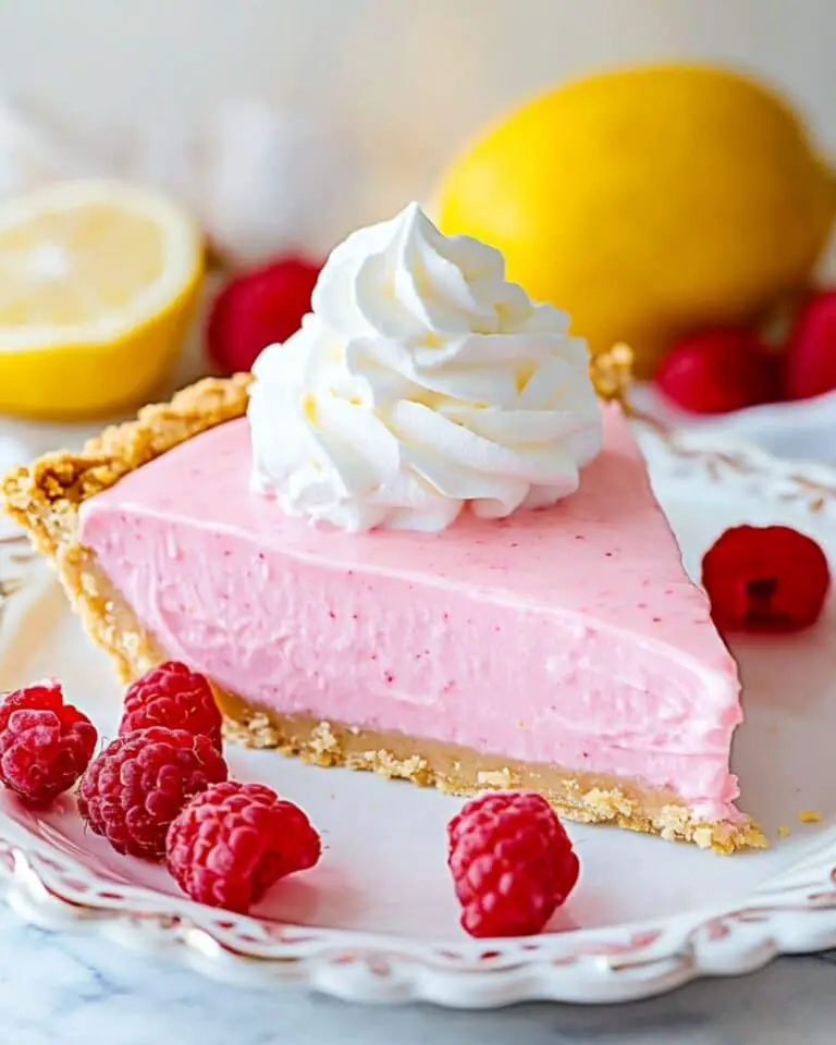 No-Bake Pink Lemonade Pie Recipe