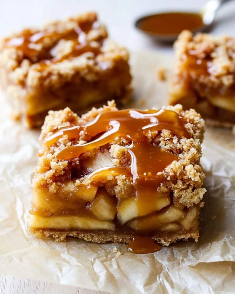 Salted Caramel Apple Pie Bars Recipe