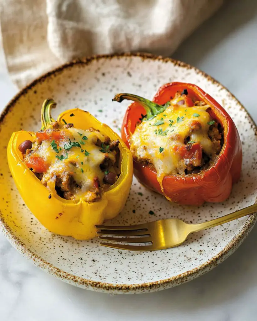 Easy Taco Stuffed Peppers Recipe