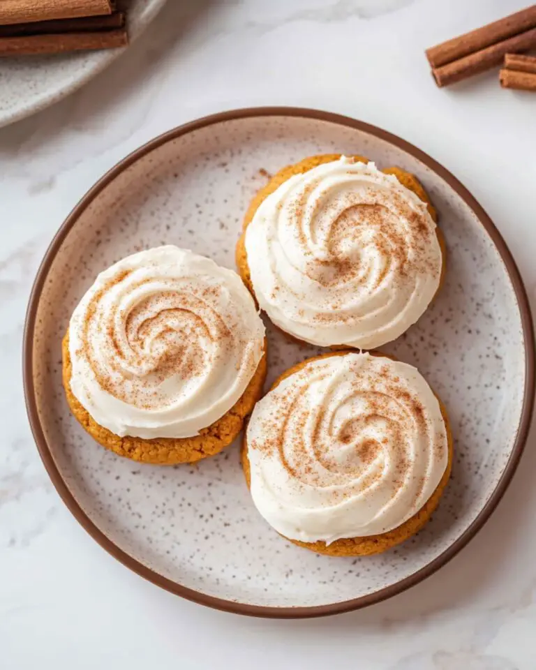 Soft Pumpkin Cookies with Cream Cheese Frosting Recipe