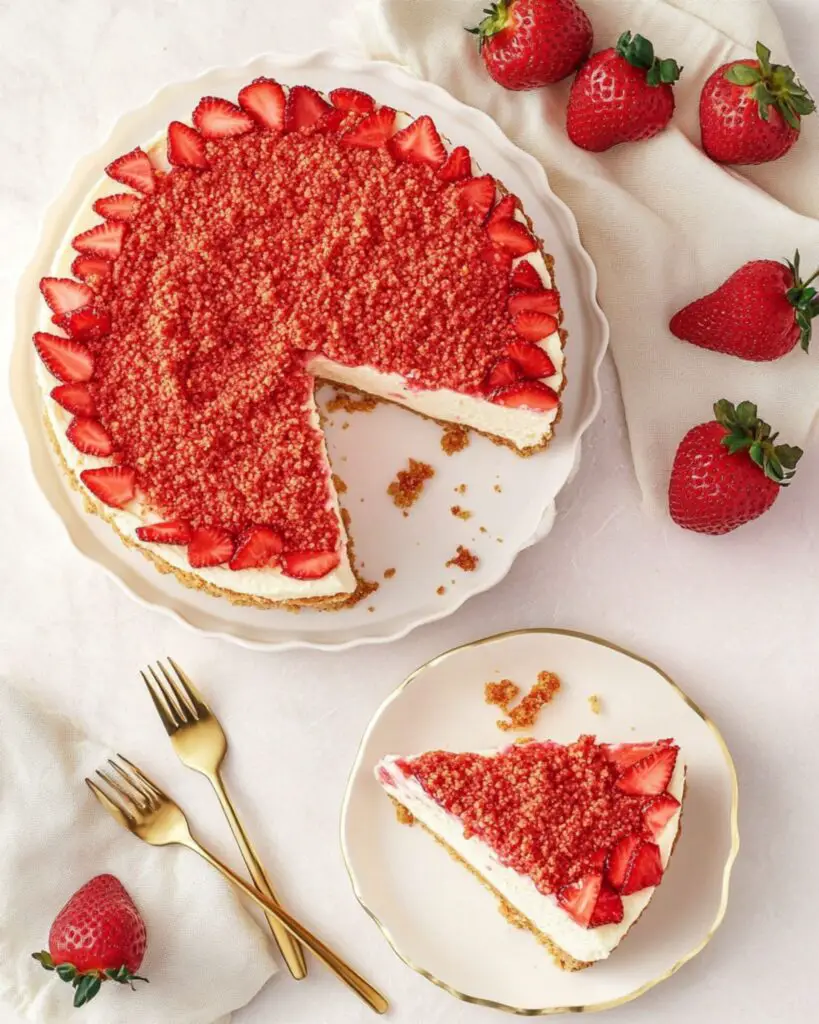 Strawberry Shortcake Ice Cream Cake Recipe
