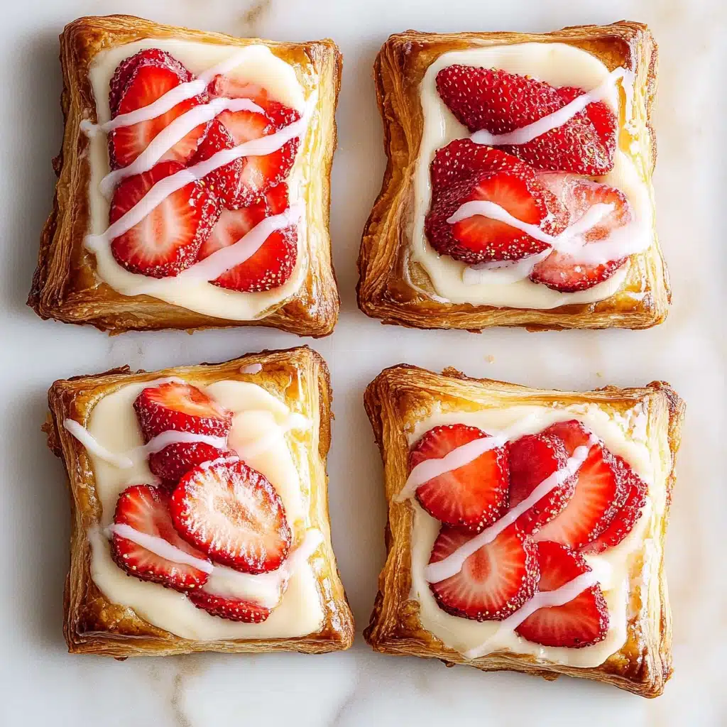 Strawberry Cream Cheese Danish Recipe - Recipe Image