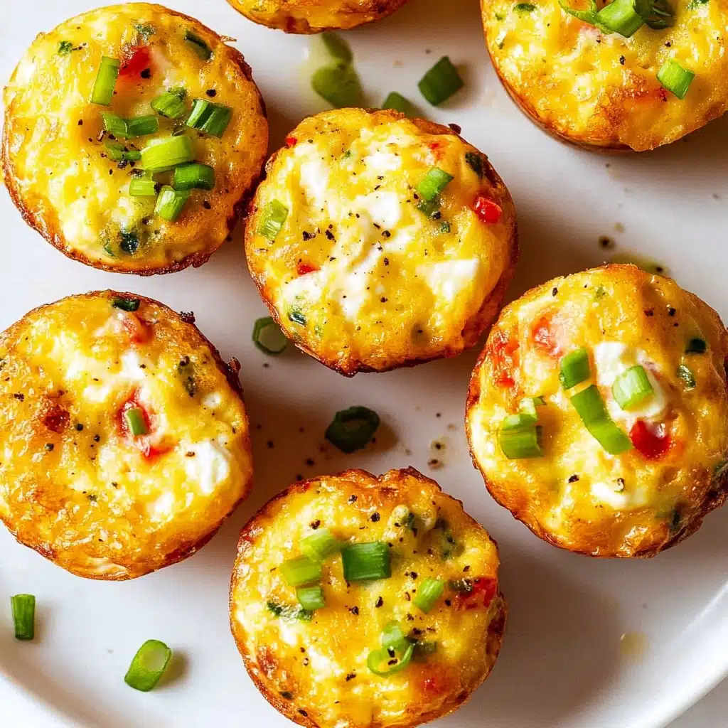 Feta and Red Pepper Egg Muffins Recipe - Recipe Image