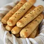 Garlic Herb Sourdough Breadsticks Recipe