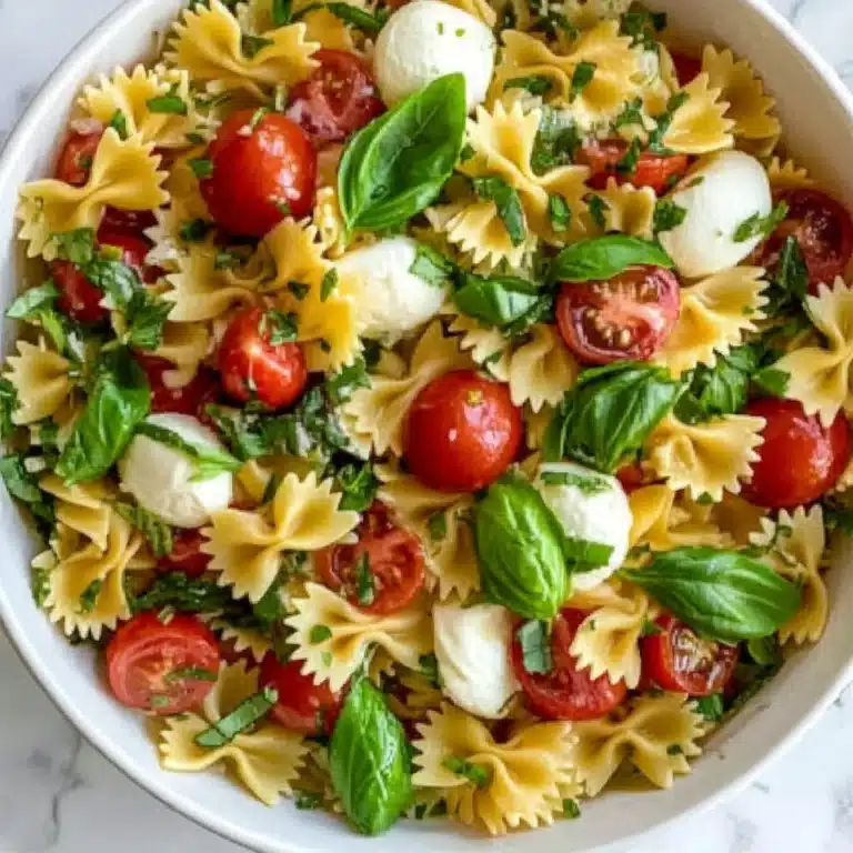 Pesto Bow Tie Pasta Salad Recipe