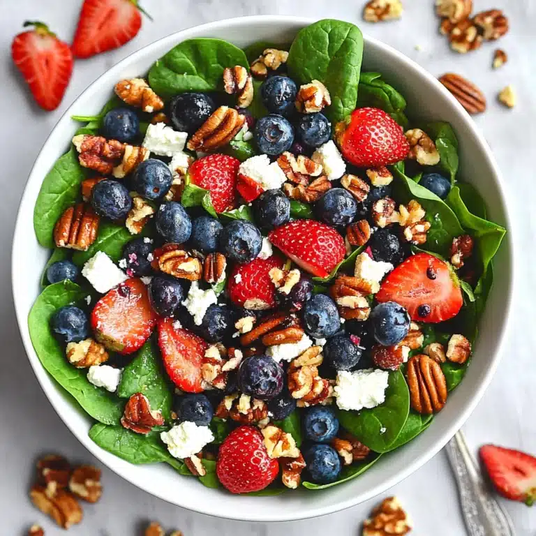 Balsamic Glazed Strawberry Spinach Salad Recipe