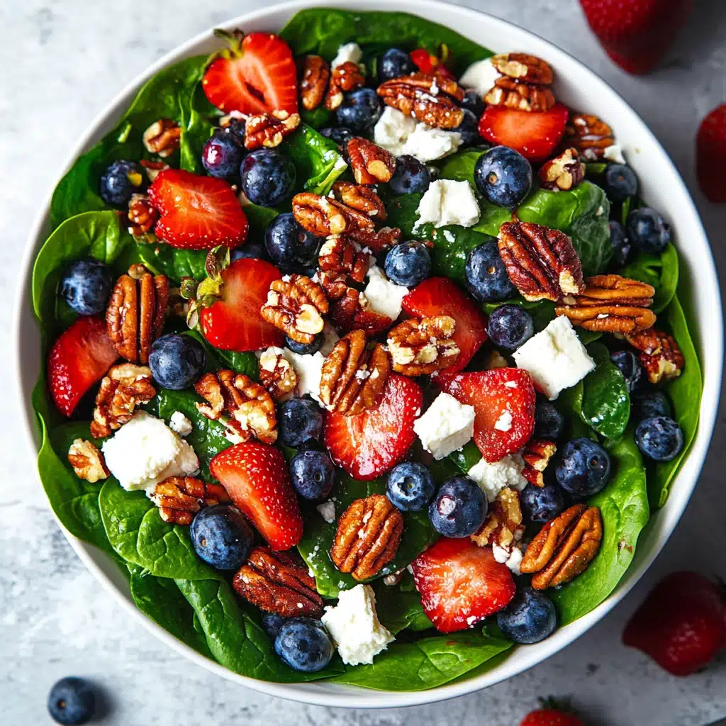 Balsamic Glazed Strawberry Spinach Salad Recipe - Recipe Image