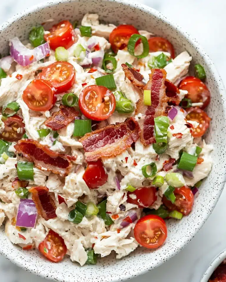 BLT Chicken Salad with a Healthy Twist Recipe