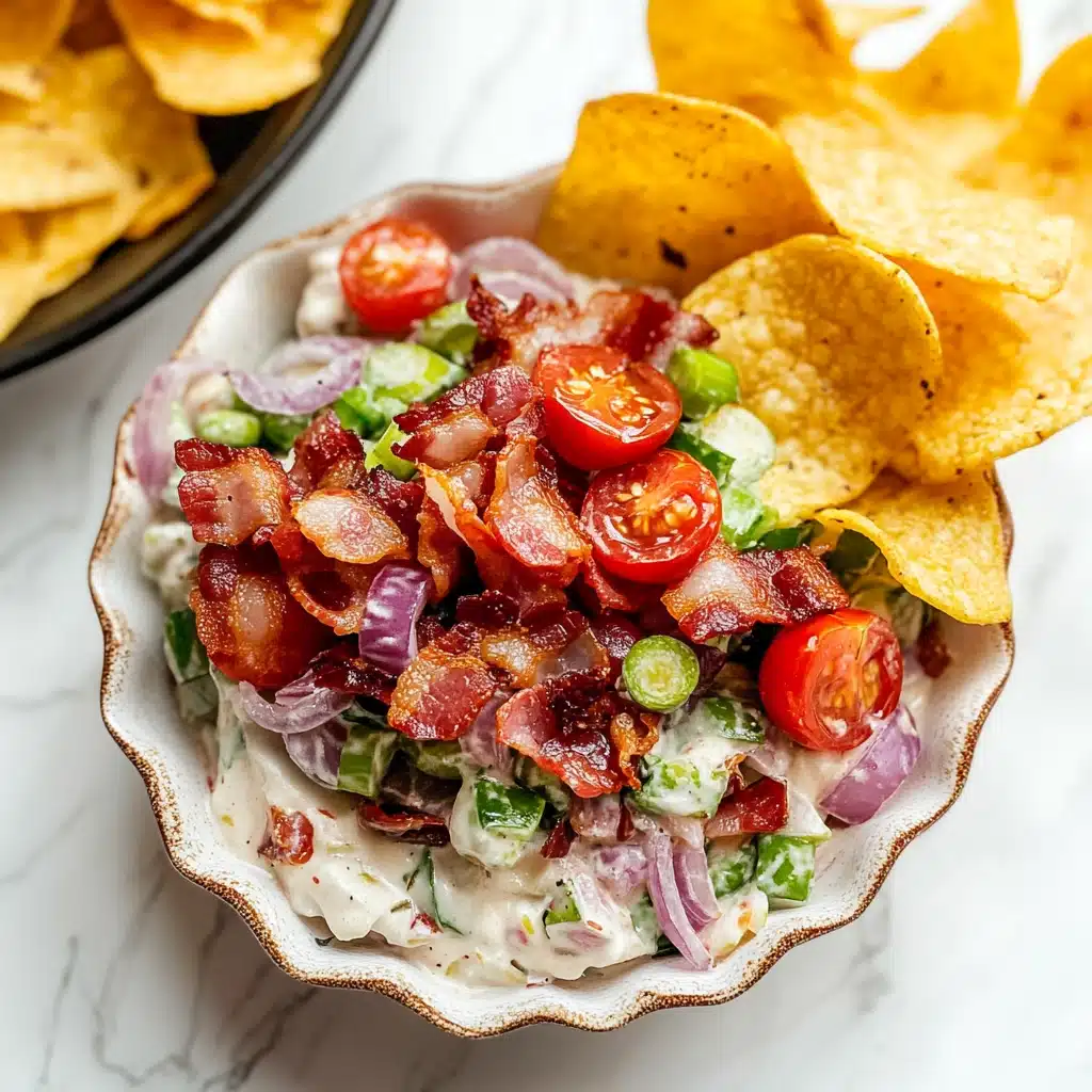 BLT Chicken Salad with a Healthy Twist Recipe - Recipe Image