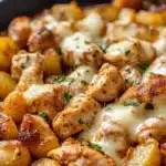 Garlic Parmesan Chicken with Crispy Potatoes Recipe