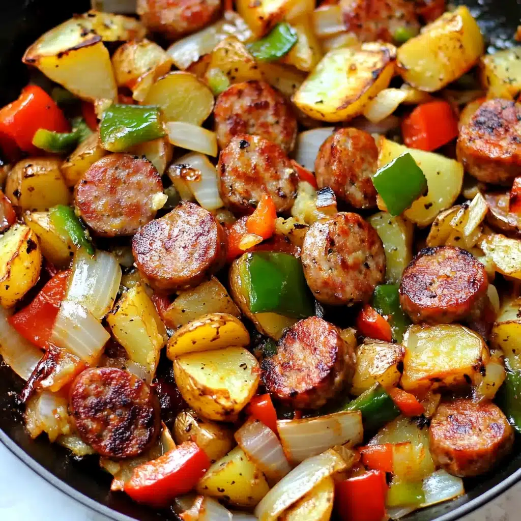 Cajun Skillet Sausage & Potato Hash Recipe - Recipe Image