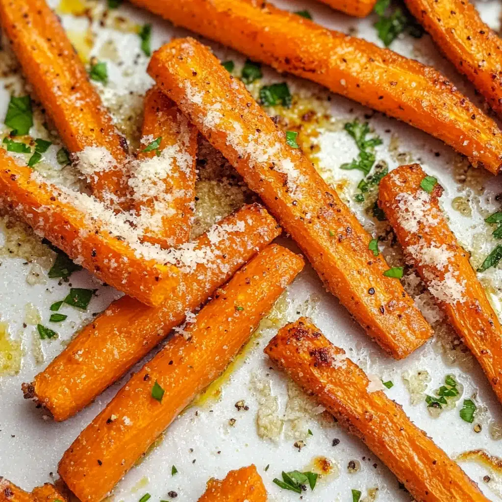 Garlic Parmesan Butter Roasted Carrots Recipe - Recipe Image