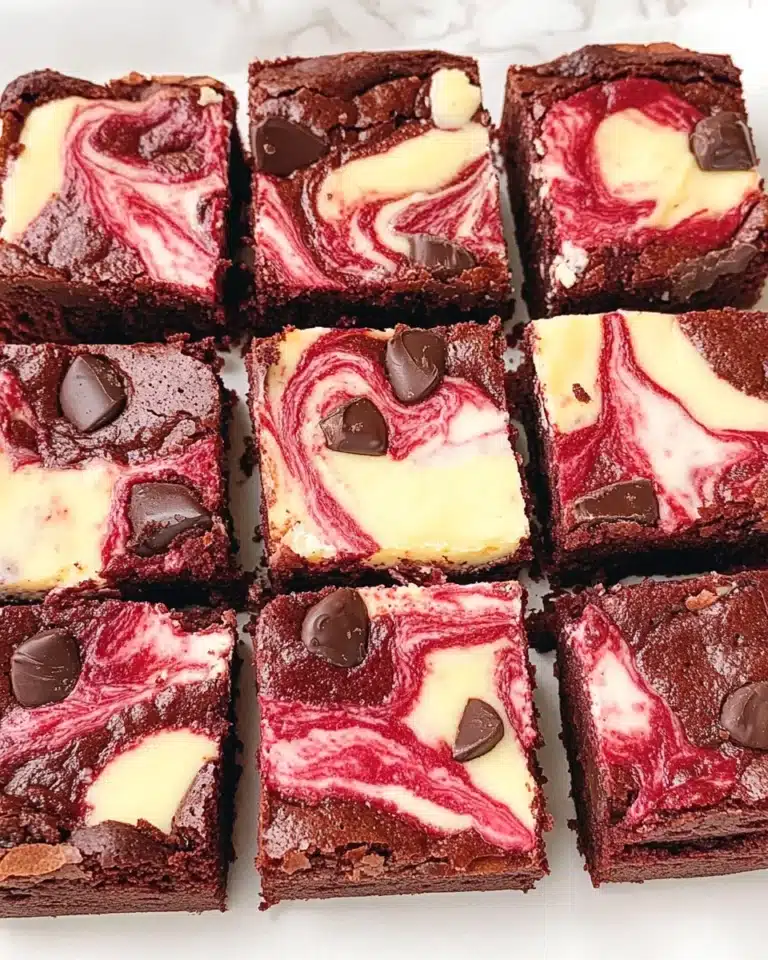 Red Velvet Chocolate Cheesecake Brownie Delight Recipe