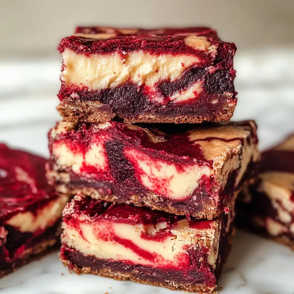 Red Velvet Chocolate Cheesecake Brownie Delight Recipe - Recipe Image