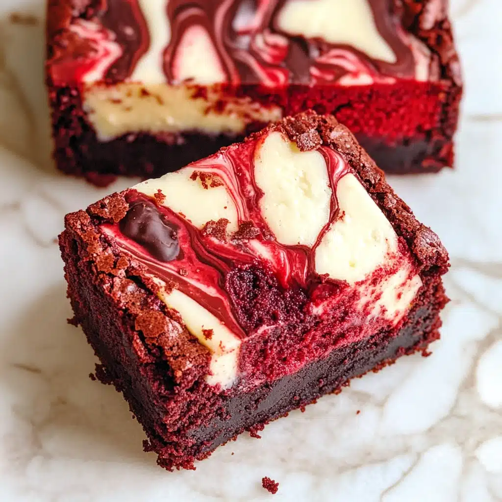 Red Velvet Chocolate Cheesecake Brownie Delight Recipe - Recipe Image