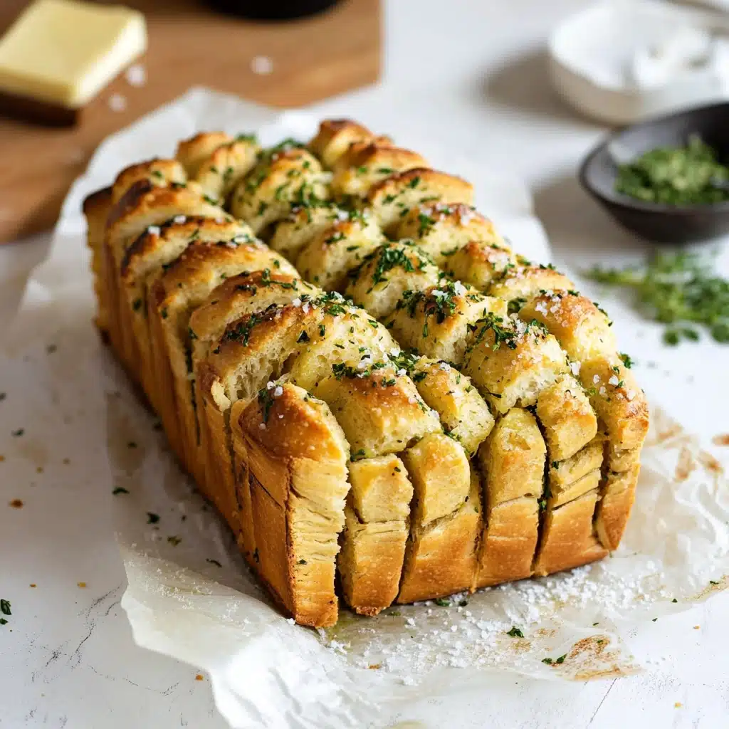 Garlic Herb Sourdough Pull-Apart Bread Recipe - Recipe Image