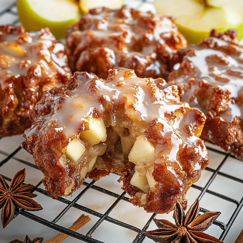 Sourdough Apple Fritters with Vanilla Glaze Recipe - Recipe Image