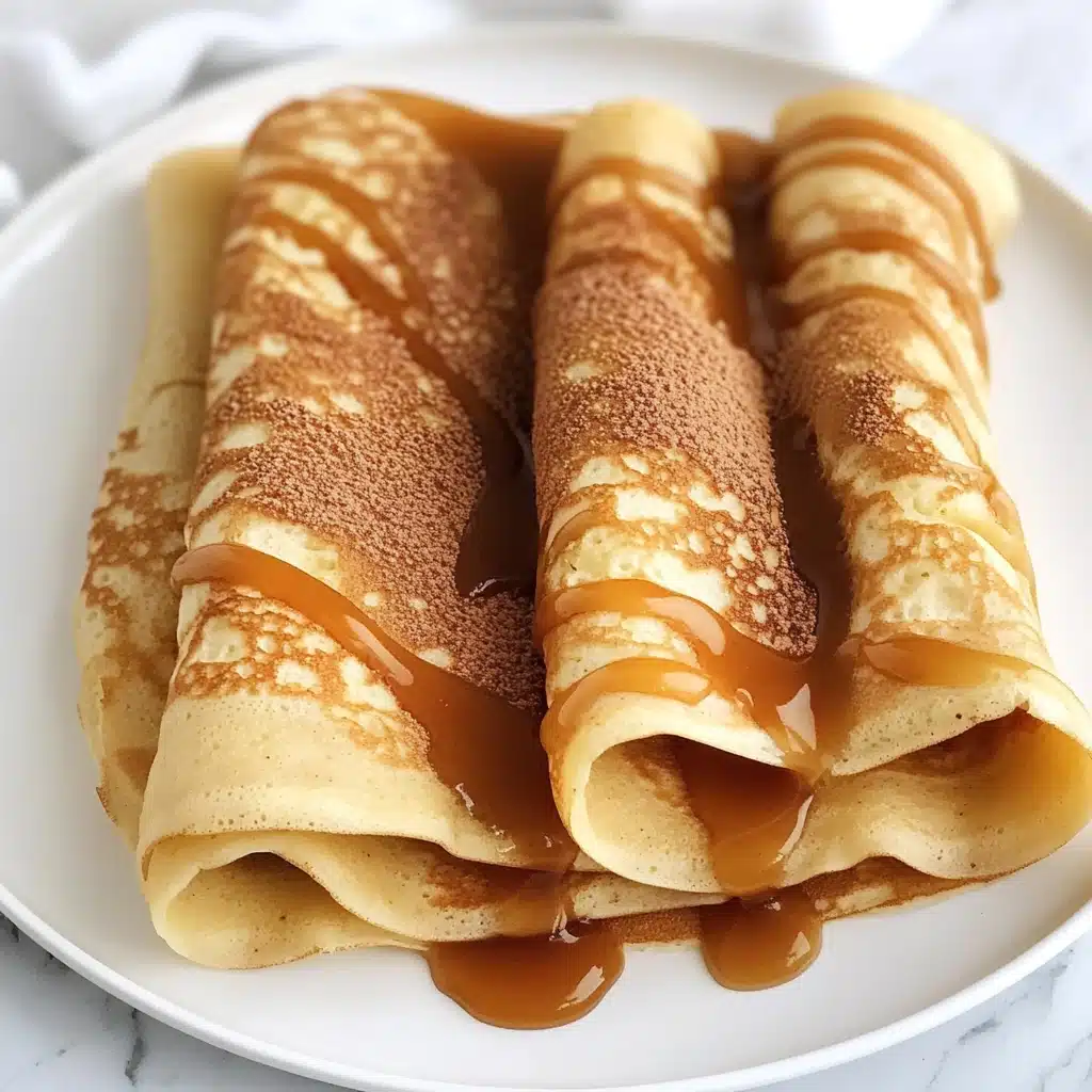 Cinnamon Roll Protein Crepes Recipe - Recipe Image
