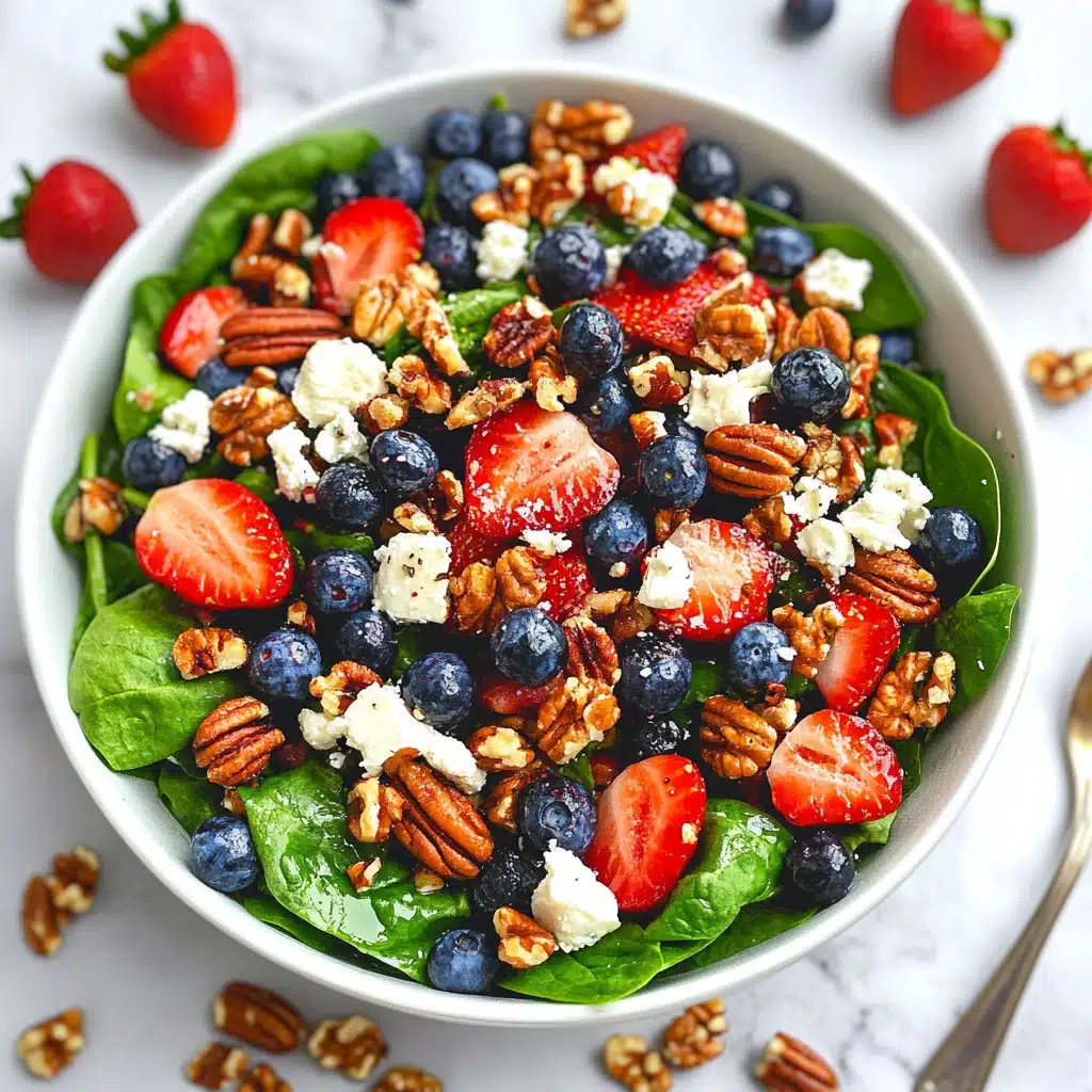 Balsamic Glazed Strawberry Spinach Salad Recipe - Recipe Image