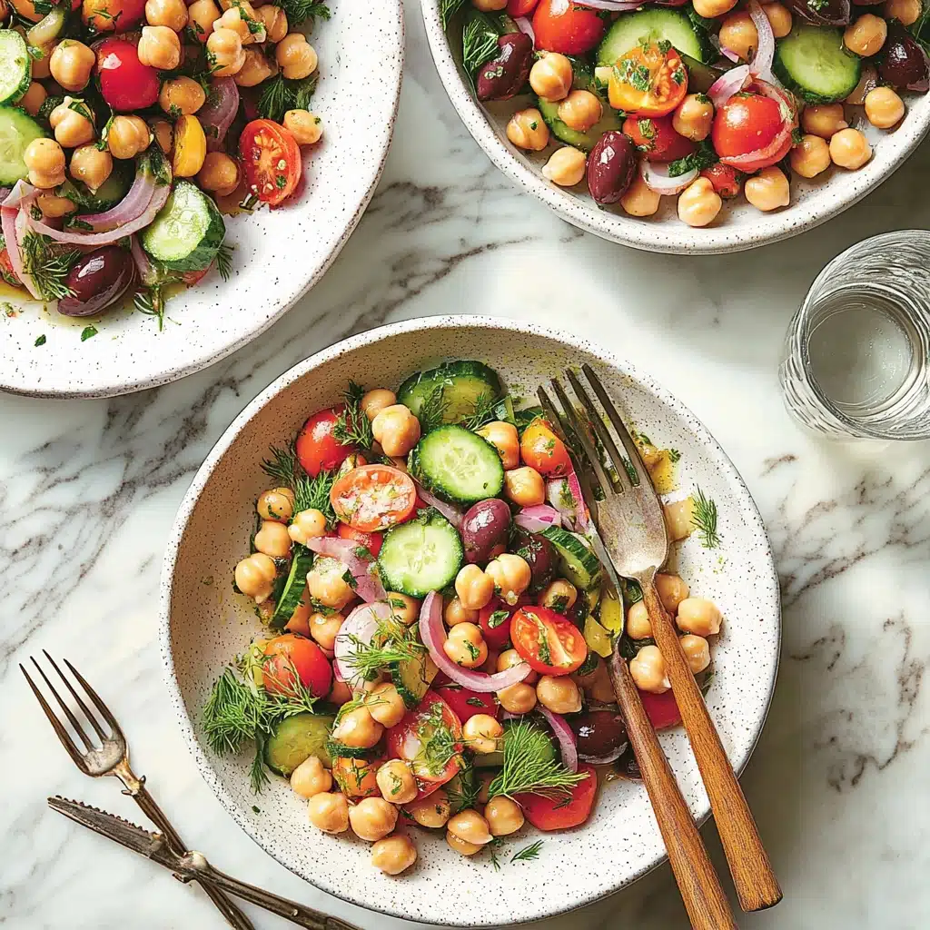 Mediterranean Chickpea Salad Recipe - Recipe Image
