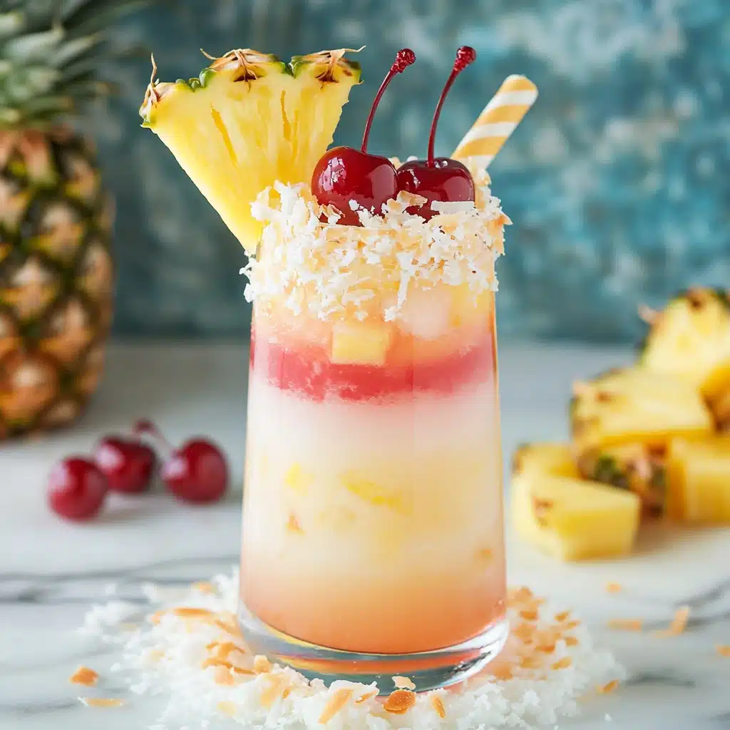 Tropical Pineapple Coconut Sangria Recipe