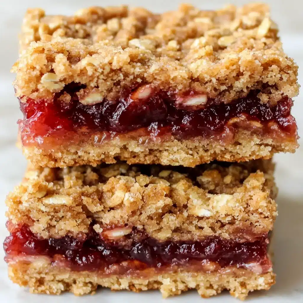 Raspberry Oat Crumble Bars Recipe - Recipe Image