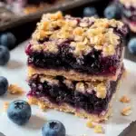 Blueberry Oatmeal Crumble Bars Recipe