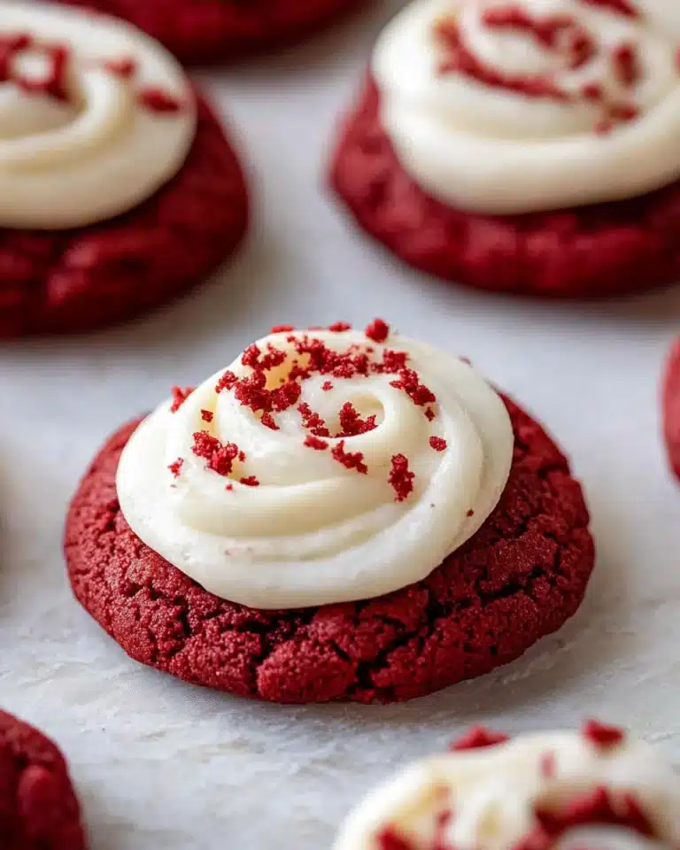Red Velvet Cupcake Cookies with Cream Cheese Frosting Recipe
