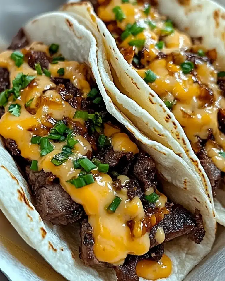 Garlic Butter Honey BBQ Tacos Recipe