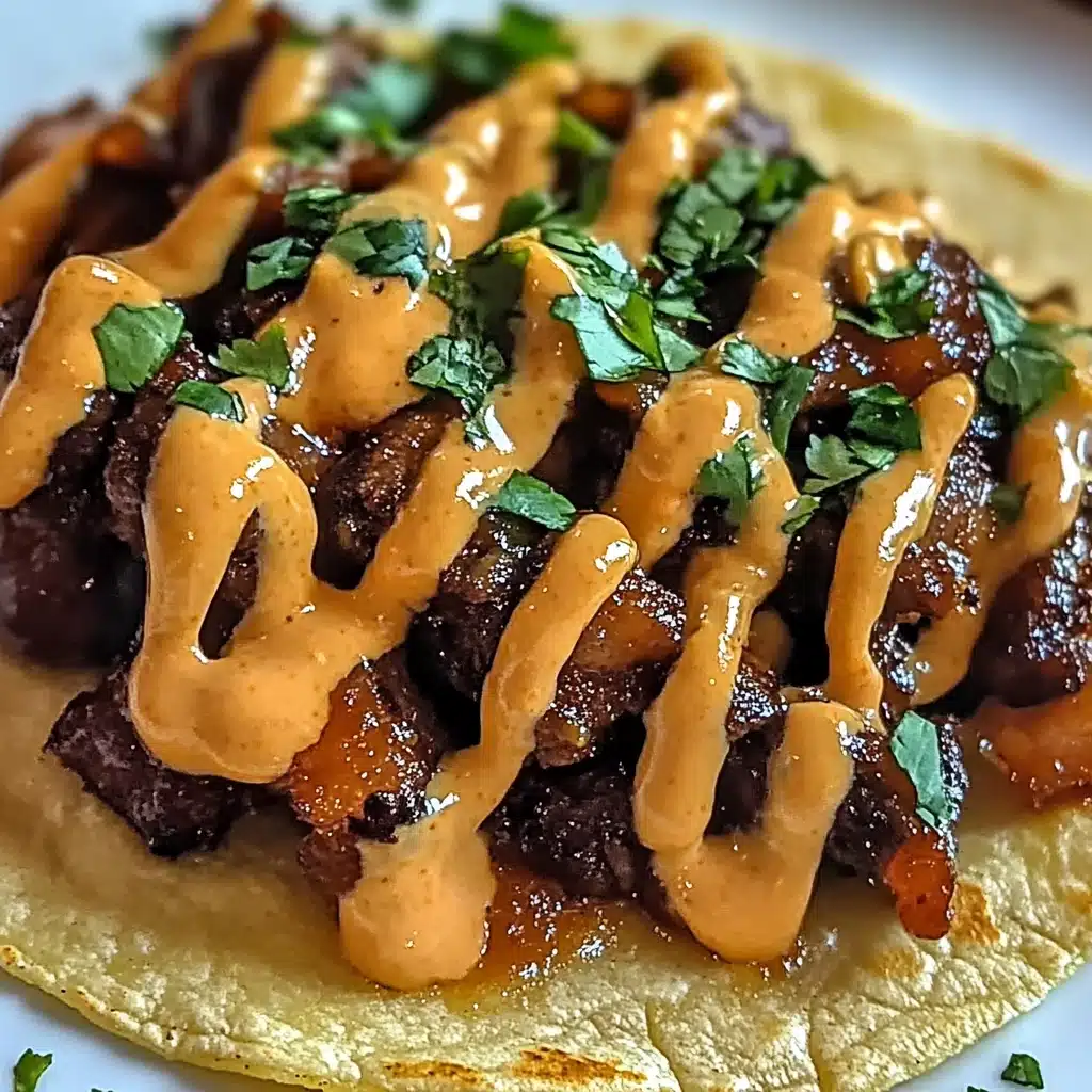 Garlic Butter Honey BBQ Tacos Recipe - Recipe Image