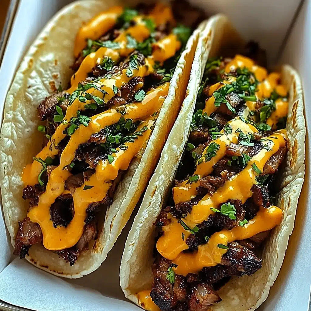 Garlic Butter Honey BBQ Tacos Recipe - Recipe Image