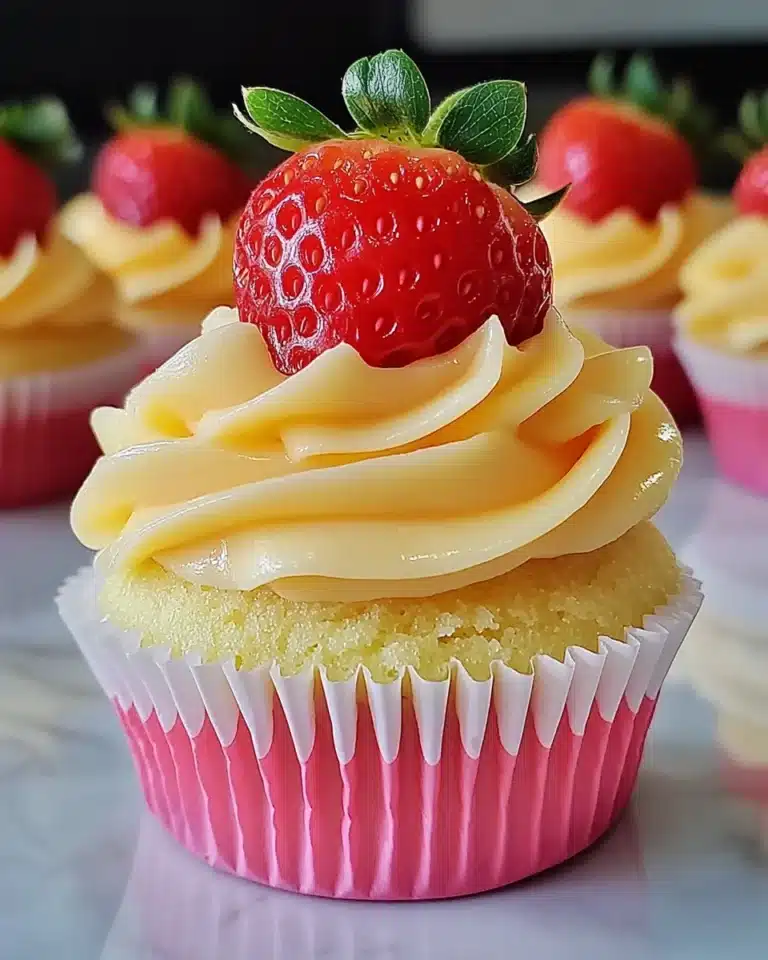 Strawberry Mango Cupcakes Recipe