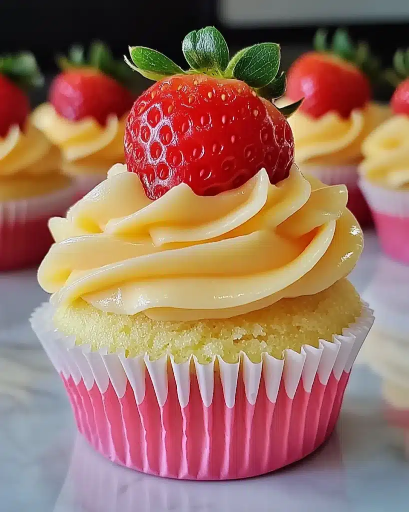 Strawberry Mango Cupcakes Recipe