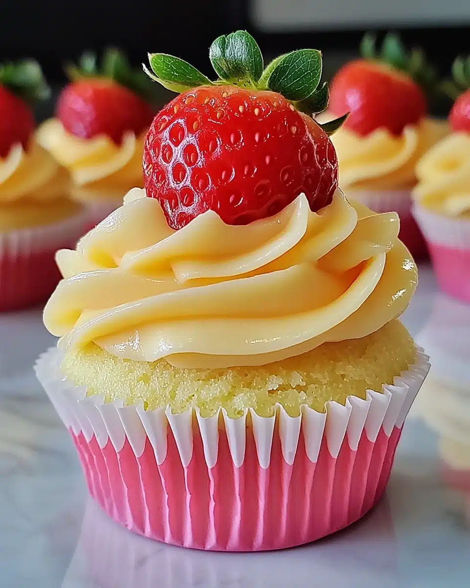 Strawberry Mango Cupcakes Recipe