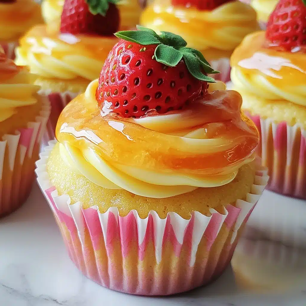Strawberry Mango Cupcakes Recipe - Recipe Image
