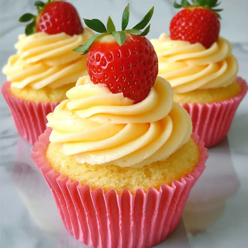 Strawberry Mango Cupcakes Recipe - Recipe Image