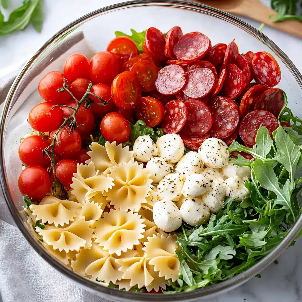 Hot Honey Pasta Salad Recipe - Recipe Image