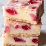 Strawberry Lemon Blondies Recipe