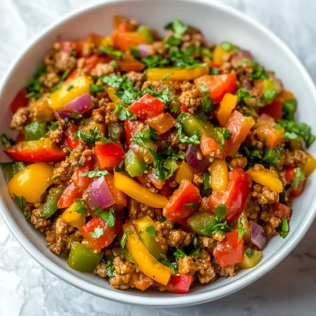 Ground Turkey and Peppers Recipe - Recipe Image