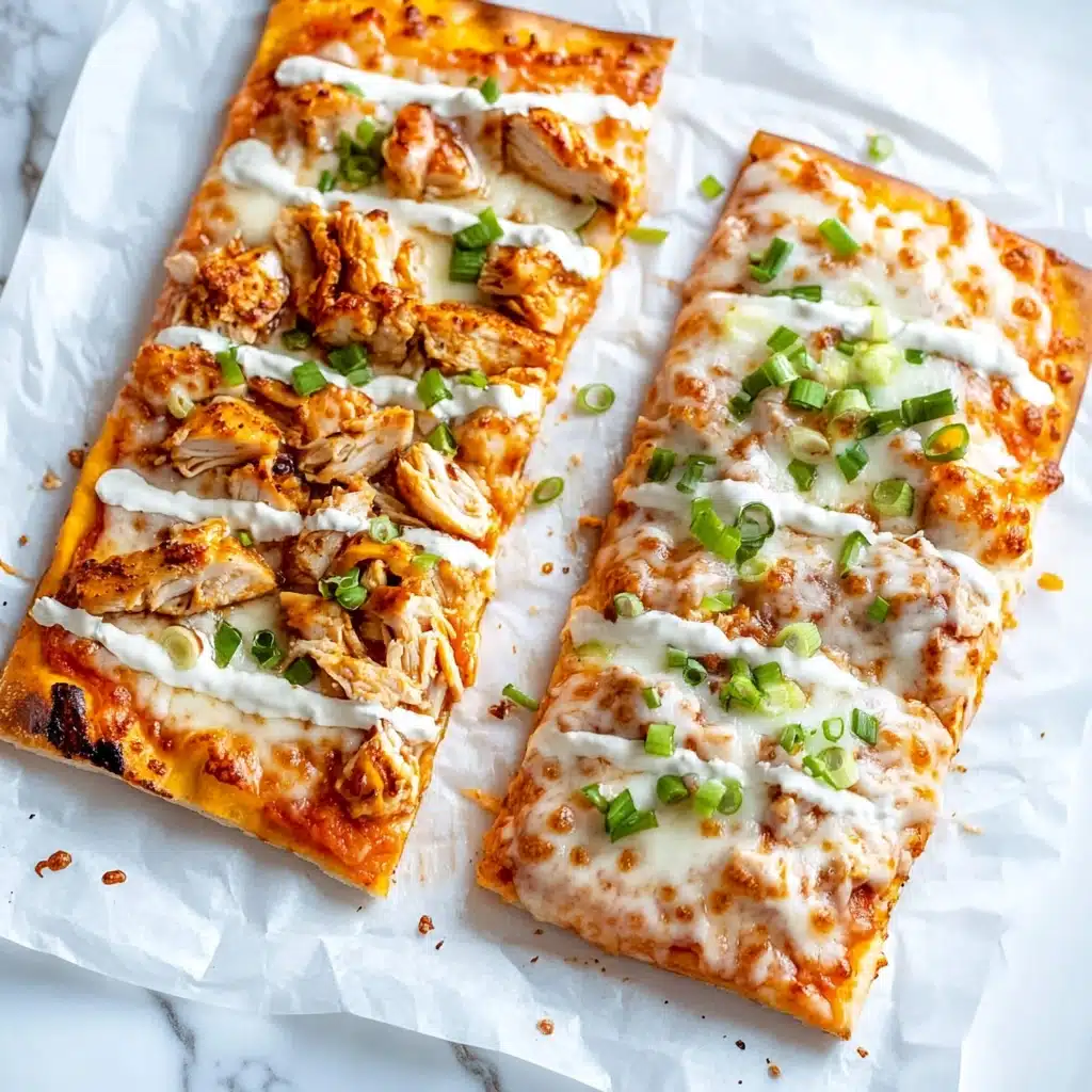 Buffalo Chicken Flatbread Recipe - Recipe Image