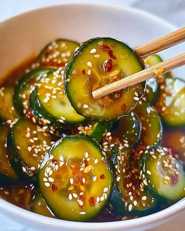 Easy Asian Cucumber Salad Recipe
