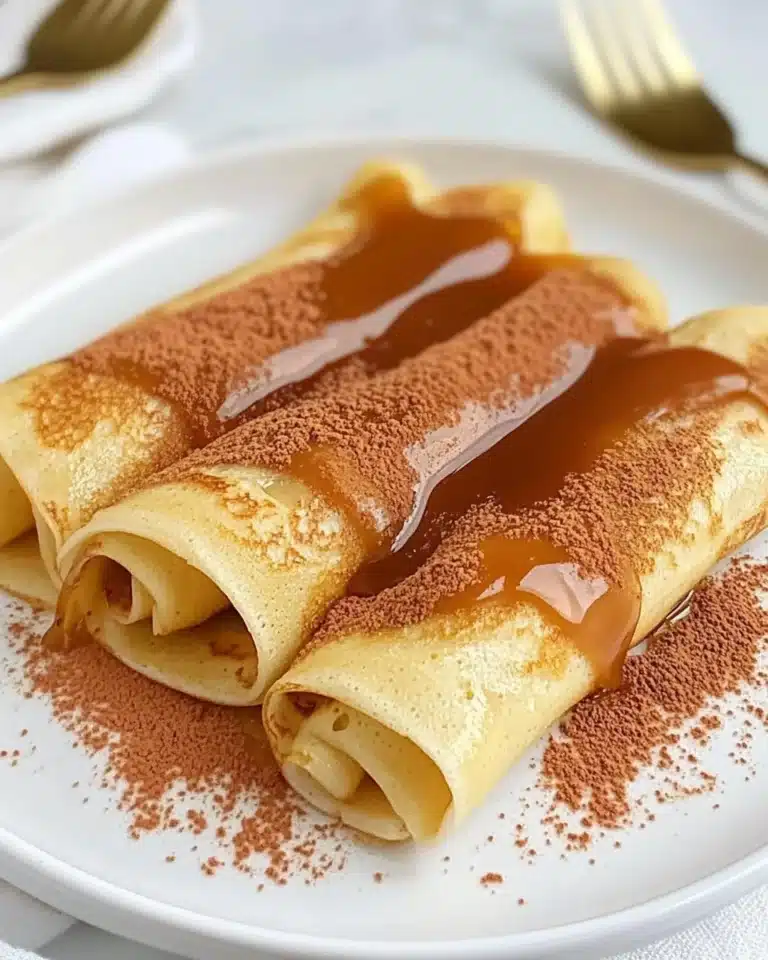 Cinnamon Roll Protein Crepes Recipe