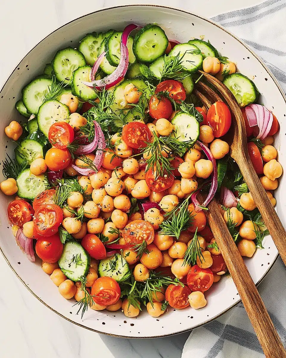 Mediterranean Chickpea Salad Recipe