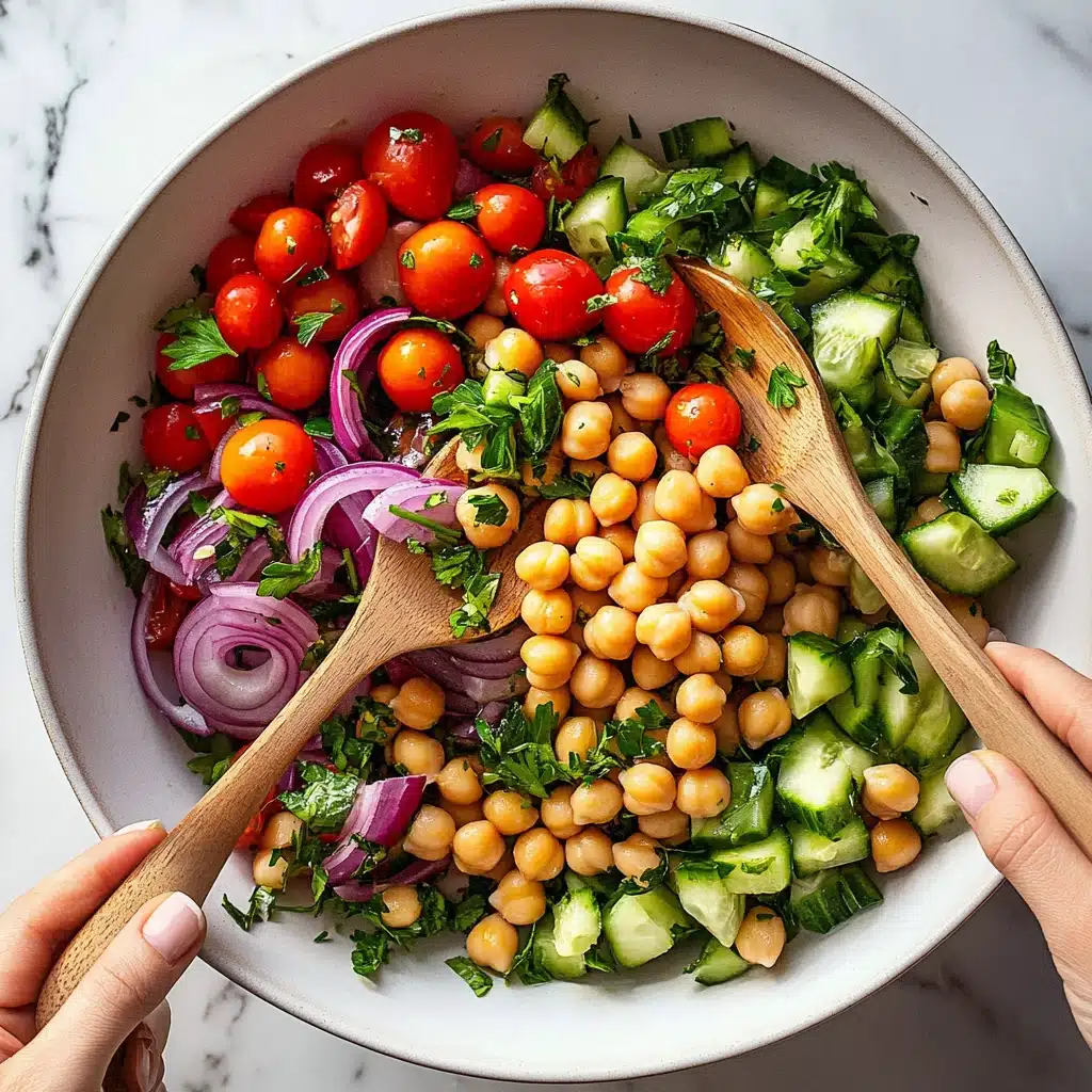 Mediterranean Chickpea Salad Recipe - Recipe Image